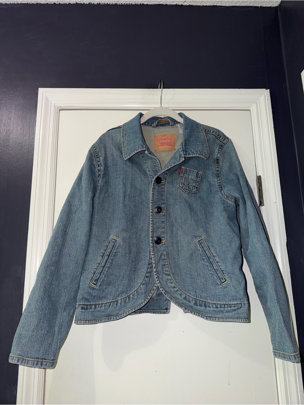 Classic Light Blue Denim Jean Jacket - Women